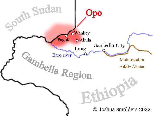 Opo area map. Opo area map.