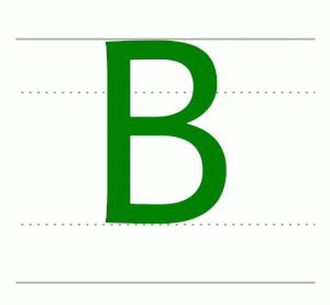 B