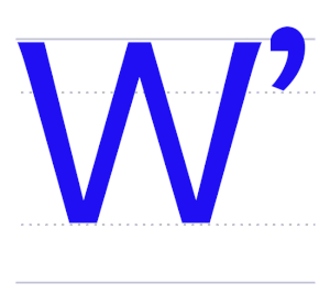 Wʼ