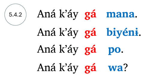 5.4.2 Nabʼáatíne